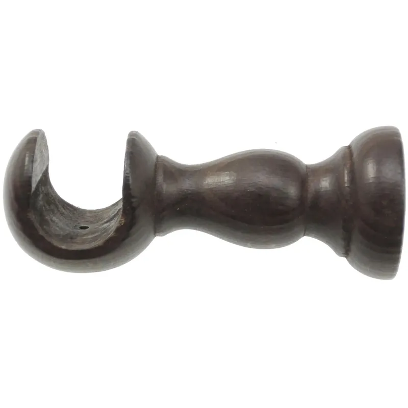 Veilige Betaling Supporto bastone tenda monoblocco aperto noce Ø 23 mm