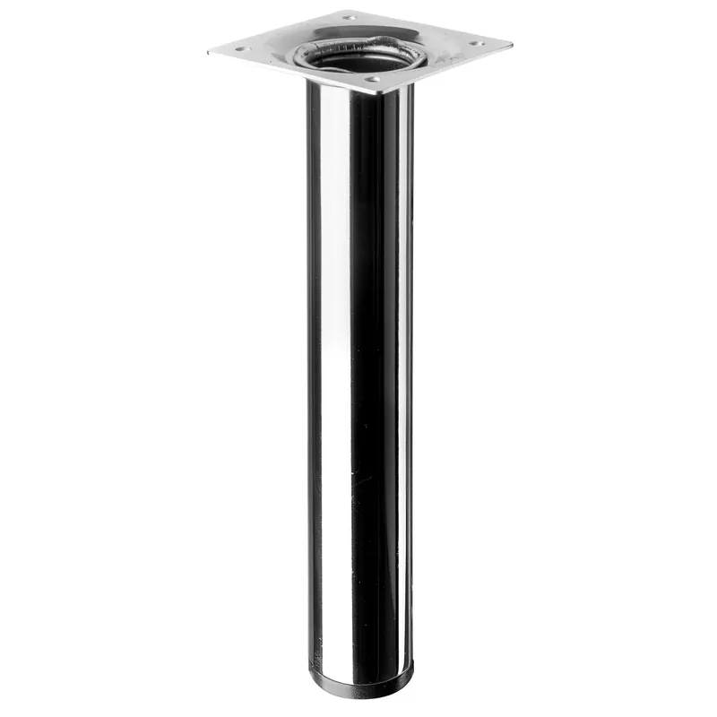 Bestseller Gamba da tavolo con piastra di montaggio Hettich Ø 30 x H 200 mm cromata