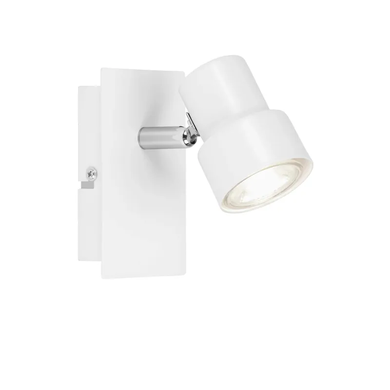 Exclusieve Aanbieding Applique da parete LED GU10 Rock bianco 5W 460 lumen 1 spot