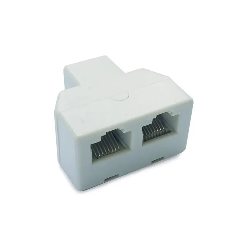 Adattatore rete RJ45 1 femmina / 2 femmine Op = Op