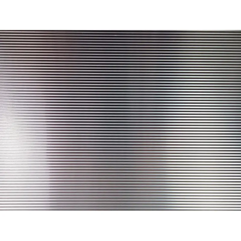 Lamiera ondulata 500x250 mm alluminio Tijdelijk Beschikbaar