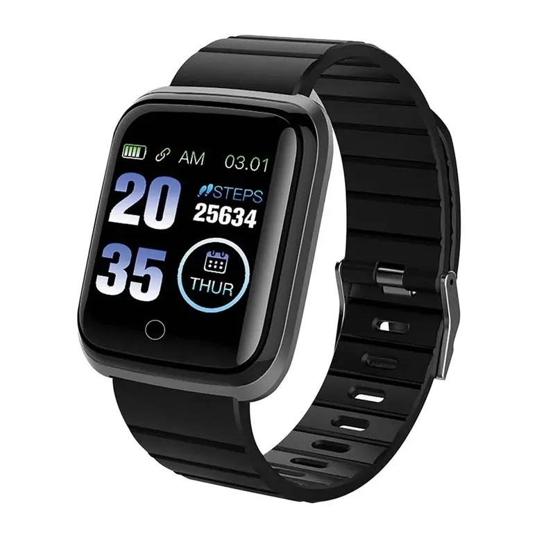 Exclusieve Aanbieding Smartwatch 4 Bluetooth multifunzione con cassa in metallo e 2 cinturini