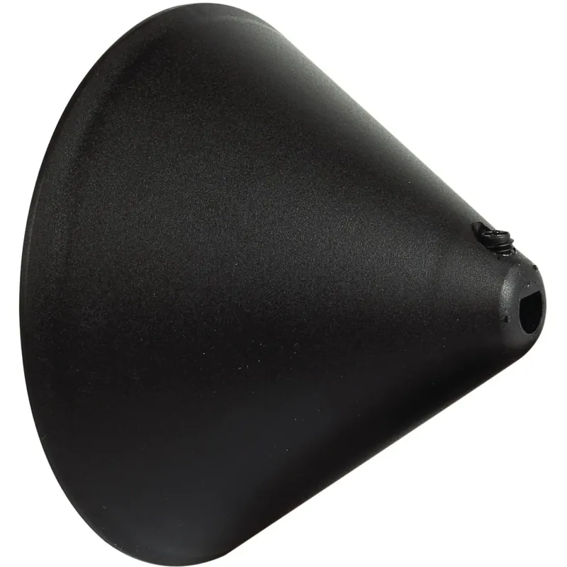 Hete Deal Rosone conico per punto luce da soffitto Ø 110 mm nero