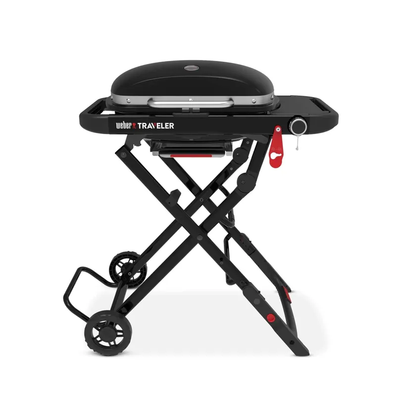 Populair Barbecue a gas Weber Traveler Compact 1 bruciatore 3,5 kW nero