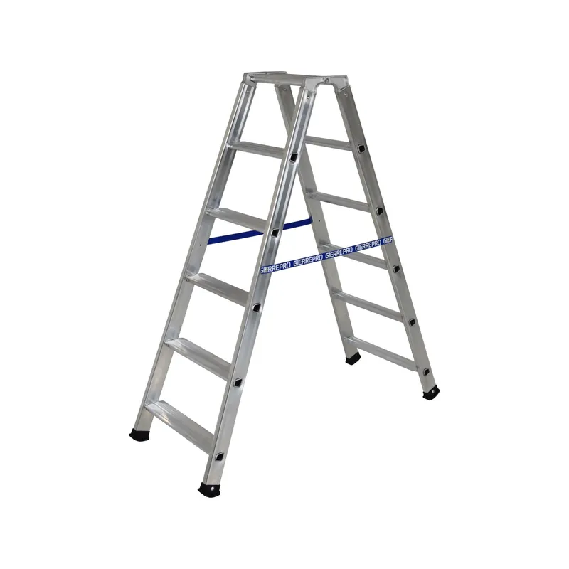 Shop Nu Scala a doppia salita professionale in alluminio Gierre 6 gradini P max 150 kg