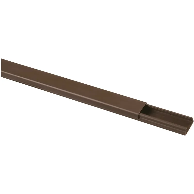 Canale portacavo 20 mm x 10 mm a 1 via marrone 2 m Seizoensaanbieding