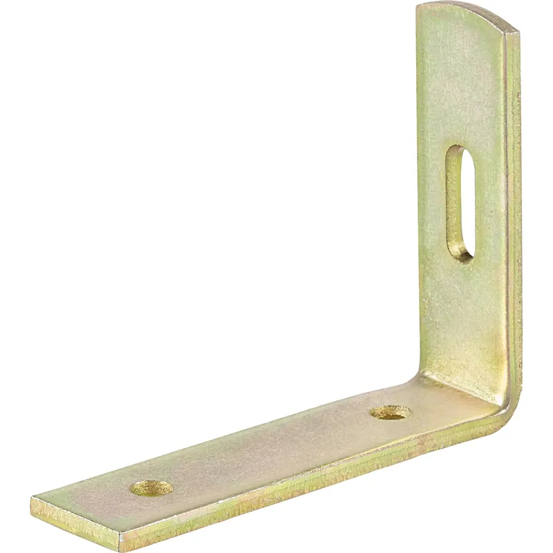 Staffa di fissaggio universale acciaio zincato 80x60x20 mm giallo Koop Online