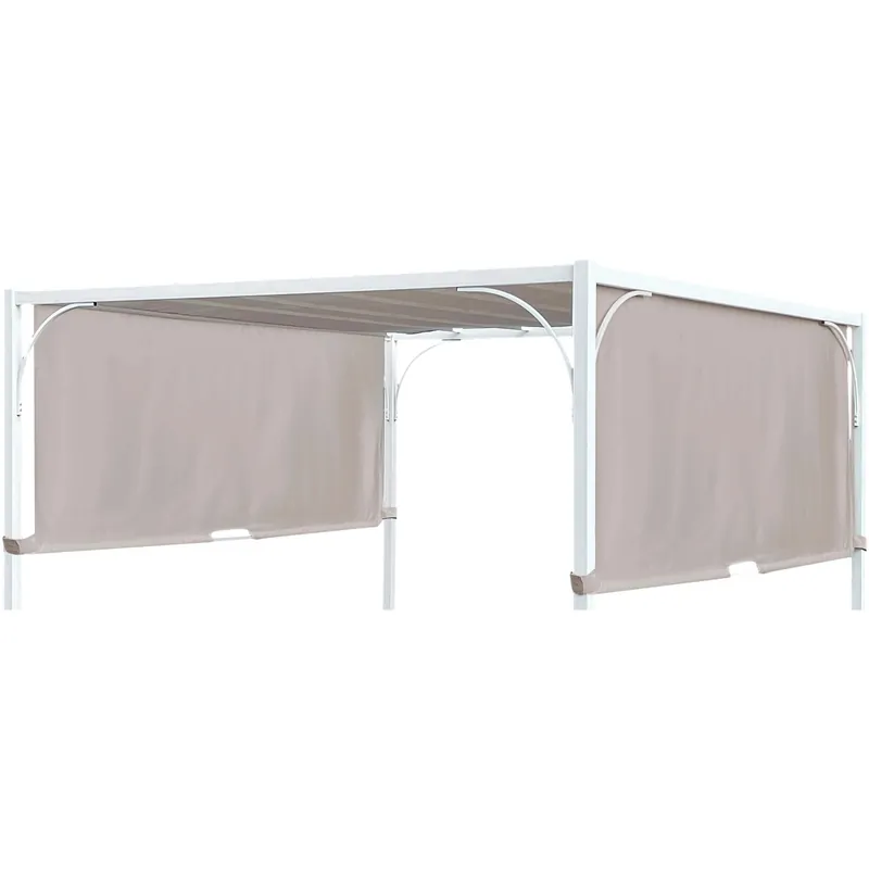 Tetto di ricambio Tilcara per pergola 573096 3x3 m grigio Merkproduct