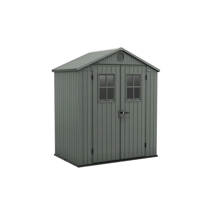 Casetta da giardino in plastica Keter Darwin 6x4 sp 16 mm verde 2,2 m² Superprijs