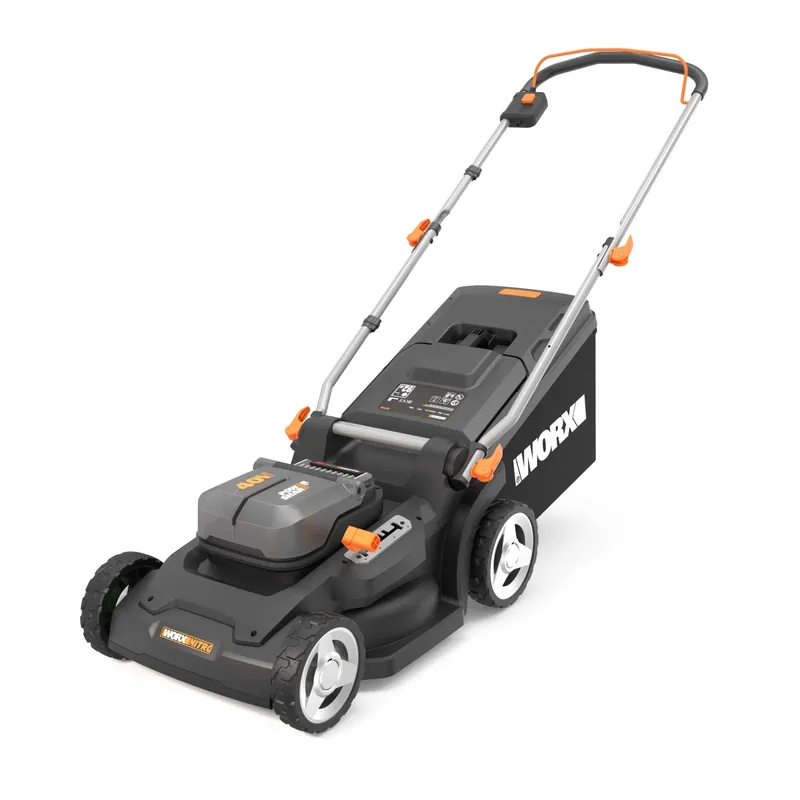 Tagliaerba a batteria WG745E Worx 2 batterie Pro 20V 4Ah 40V L taglio Ø 40 cm Bestel Nu
