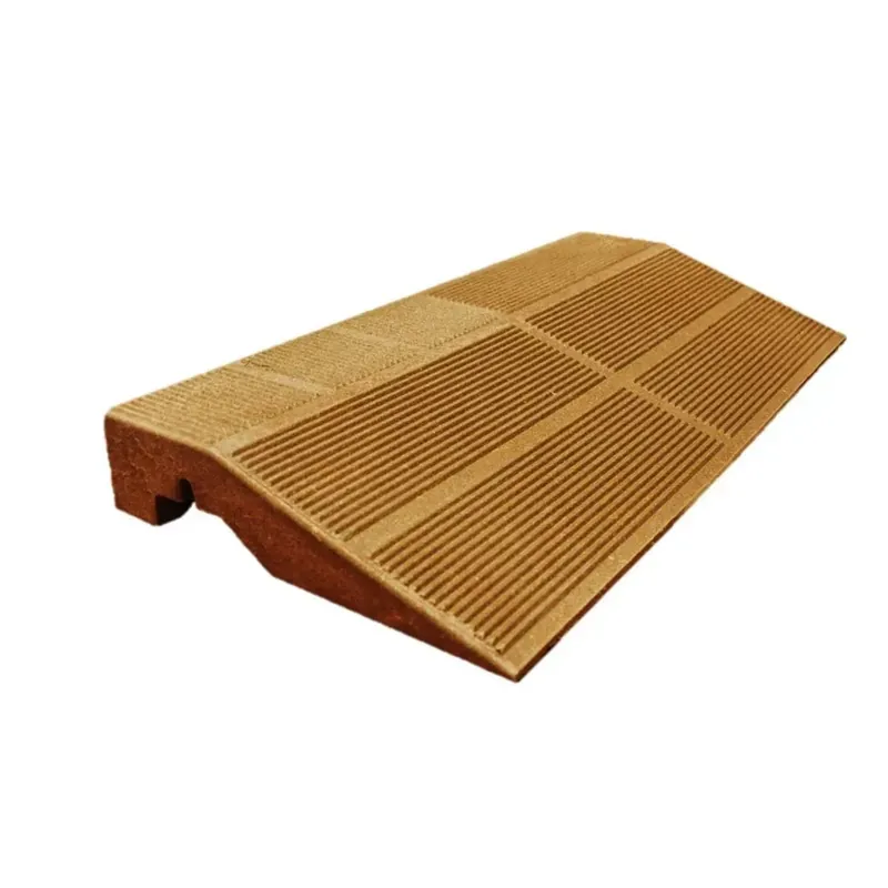 Lage Kosten Rampa per soglie MIXTILE in WPC cotto 40x20 cm