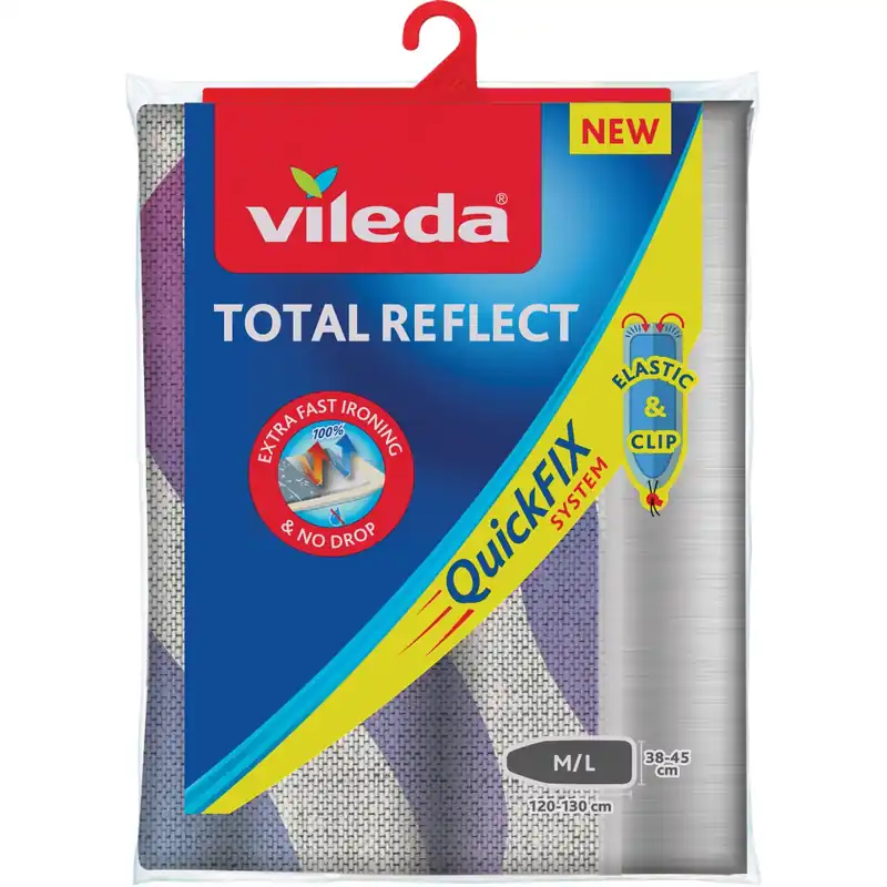 Weekendaanbieding Copriasse da stiro Vileda Total Reflect 110-130x30-45 cm