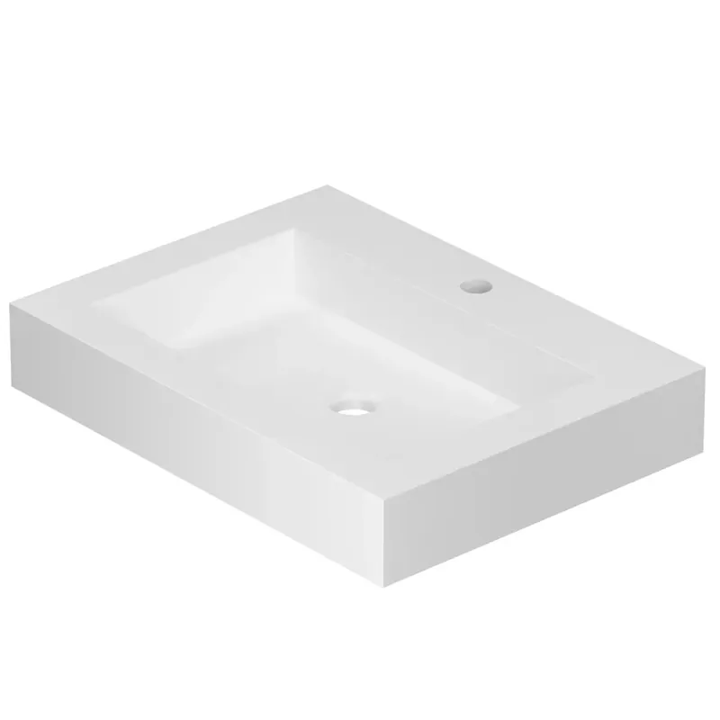 Express Levering Lavabo sospeso Bristol in ceramica 60x45 cm bianco