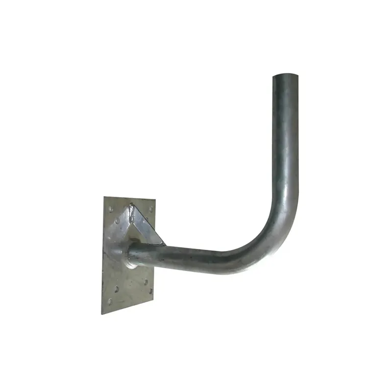 Zanca in ferro zincato a L per parabole 24 cm Nu Kopen
