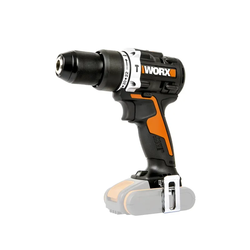 Trapano avvitatore a batteria Worx WX352.9 20 V - Solo corpo macchina Finale Uitverkoop