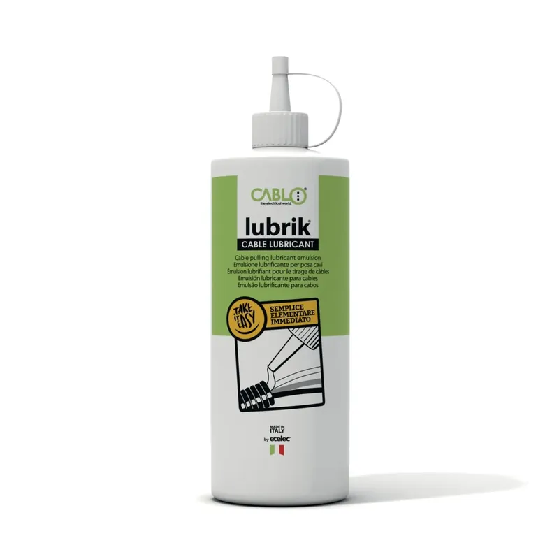 Emulsione lubrificante per posa cavi flacone da 0,9 l Gratis Retour