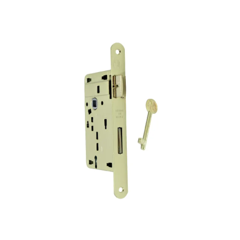 Serratura piccola con foro chiave finitura ottonata entrata 45 mm Lage Kosten