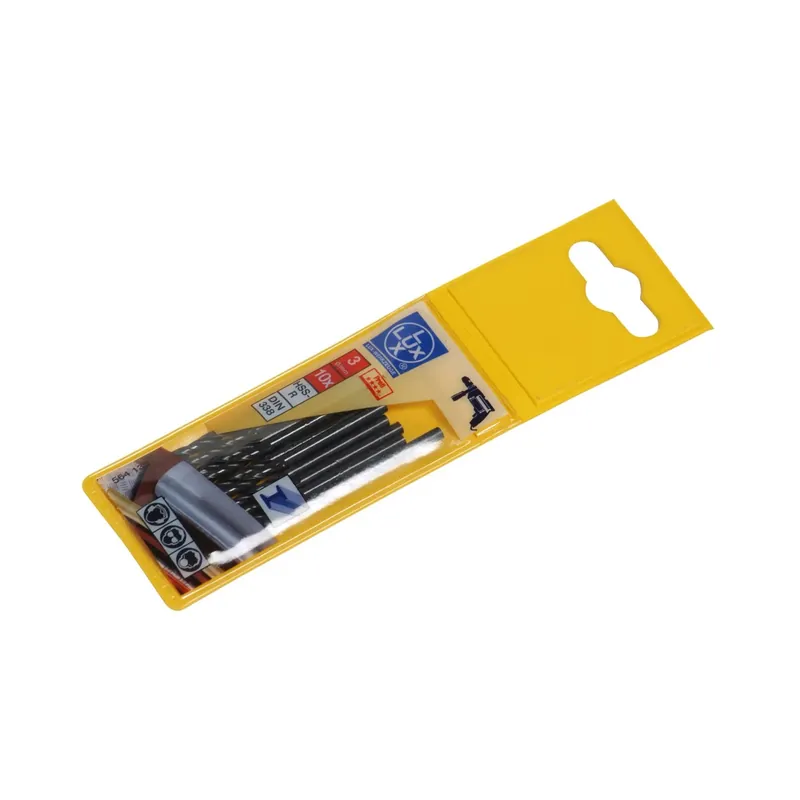 Finale Uitverkoop LUX-TOOLS robusta punta metallica 3 mm 10 pz