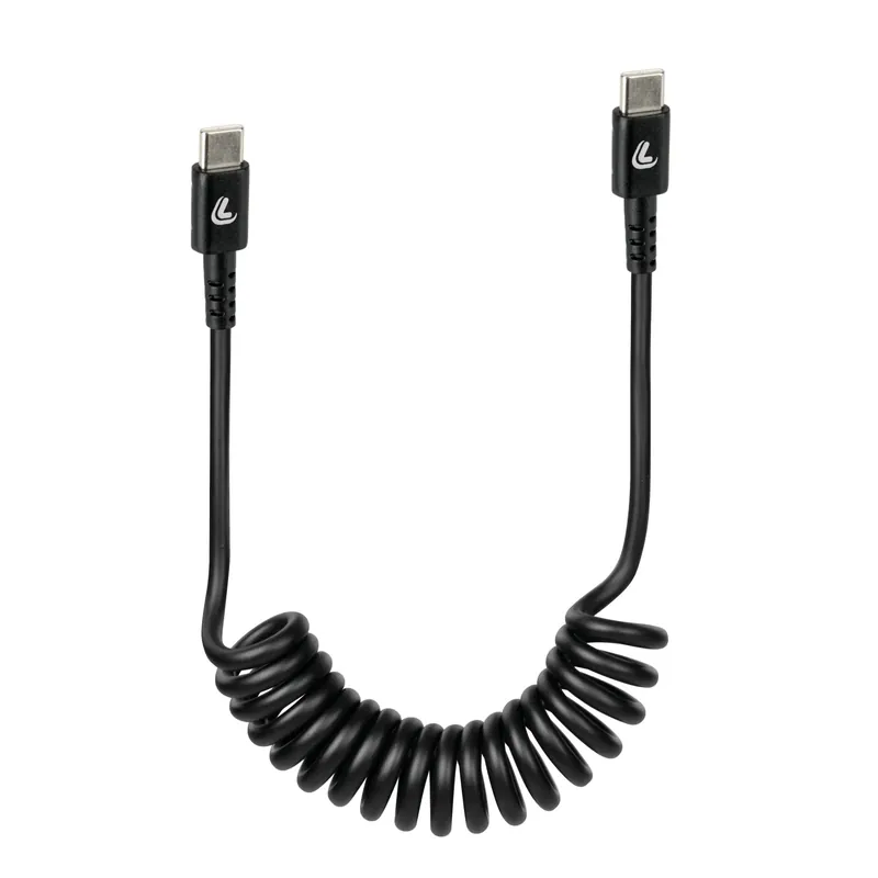 Aanbieding Cavo da Usb Type-C a Type-C a spirale 100 cm nero
