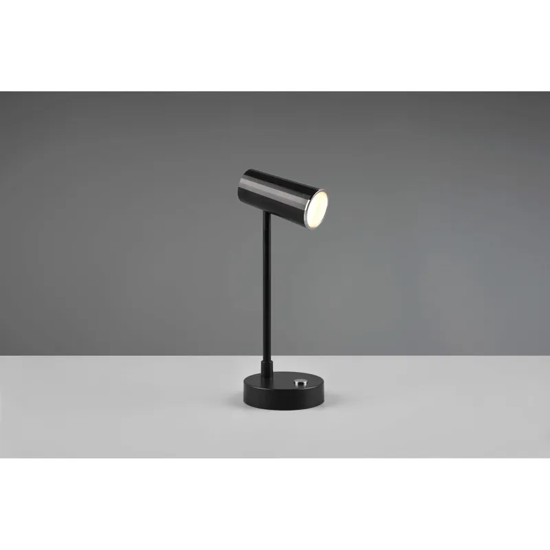Lampada tavolo Lenny dimmerabile 230lm 2,5W nera H 28 cm Rechtstreeks Van De Fabrikant