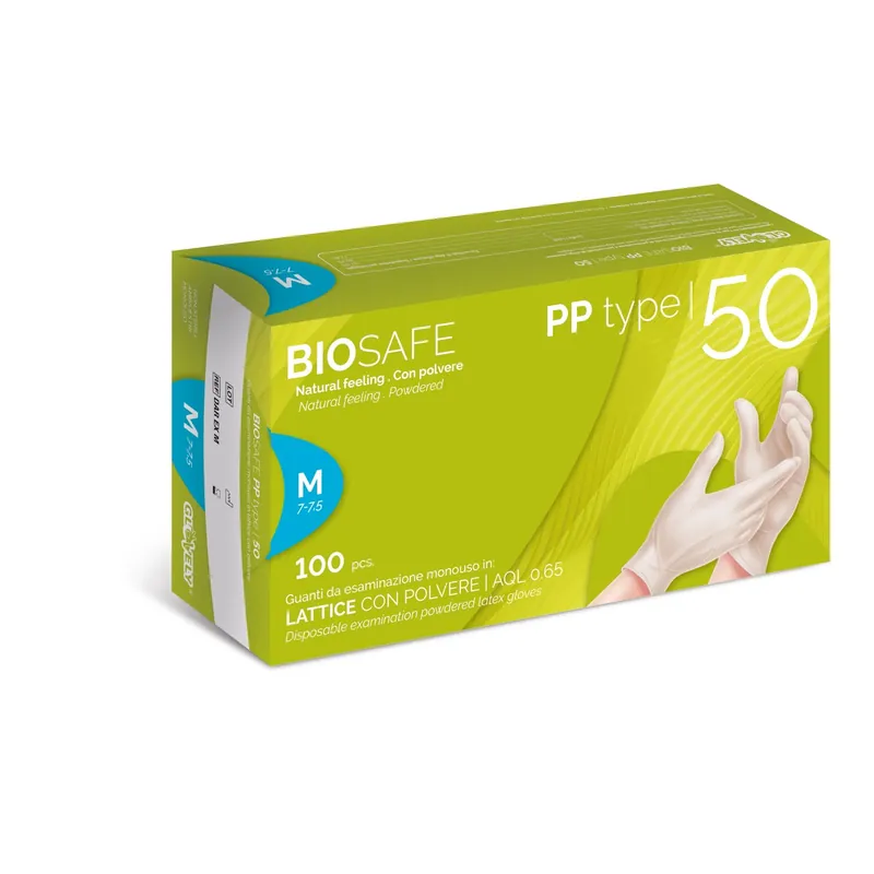 Laatste Kans Guanto in lattice con polvere tg M 100 pz