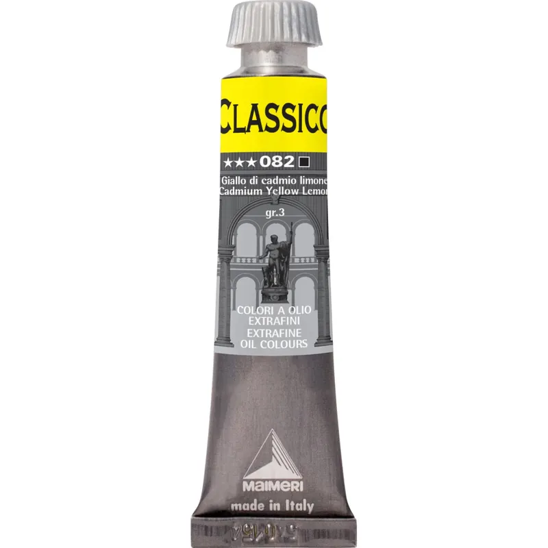Colori olio classico 20 ml giallo di cadmio limone Populair