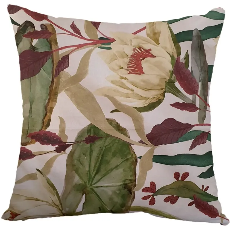 Fodera per cuscino a fantasia beige 50x50 cm Dagaanbieding