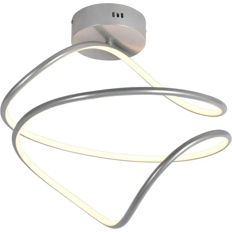 Goedkoop Plafoniera LED Konny da switch 2300lm 30W 3 tonalità 48x40xH42 cm argento
