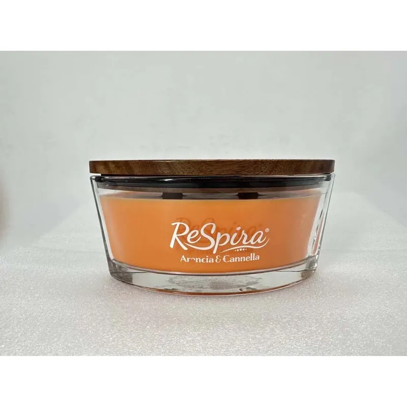 Candela design barchetta al profumo di arancia e cannella 900 g Beperkt Aanbod