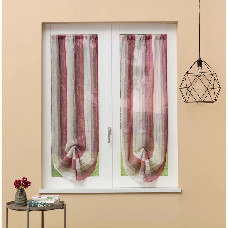 Alleen Vandaag Tenda a vetro Sanremo L 60 x H 240 cm bordeaux