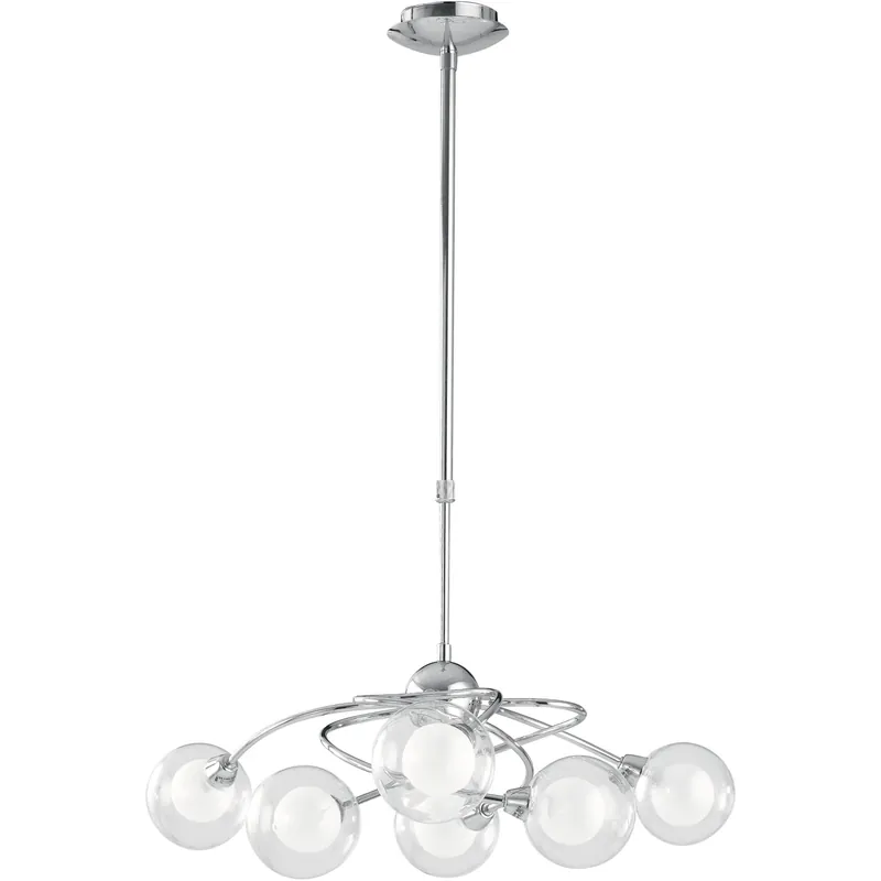 Meest Verkocht Sospensione Blog con sfere in vetro 100 cm x 64 cm x 64 cm
