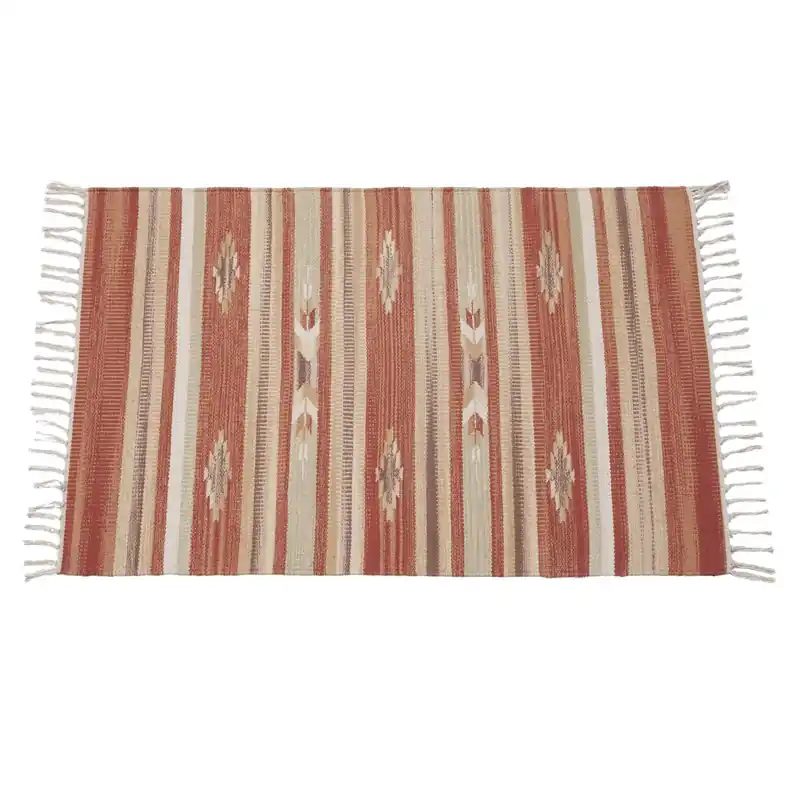 Tappeto cotone Durrie 70x140 cm terra Laatste Kans