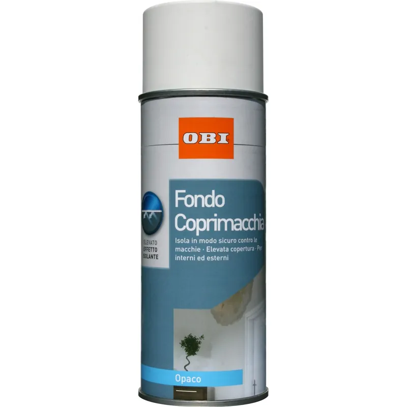 Direct Verzonden OBI fondo spray Coprimacchia opaco bianco 400 ml