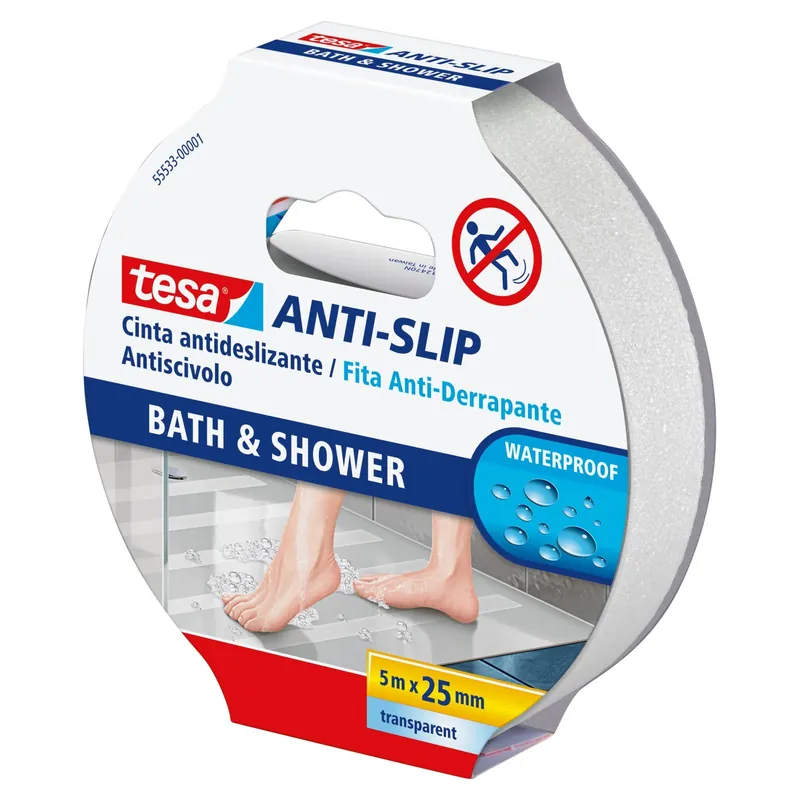 Nastro adesivo antiscivolo in strisce Tesa 25 mm x 5 Weekendaanbieding