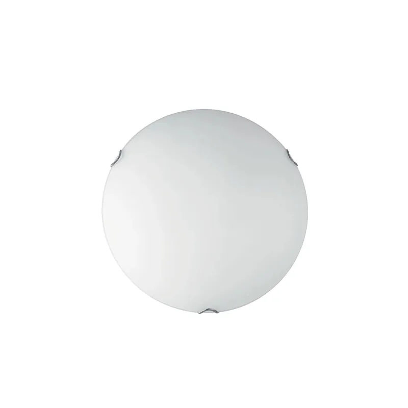 Plafoniera Oblò 2 luci Ø 30 cm bianco Finale Uitverkoop