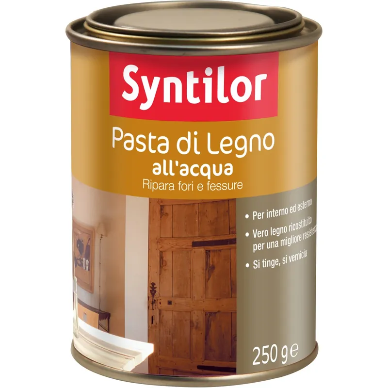 Pasta di legno all`acqua effetto mogano 250 g Koop Vandaag