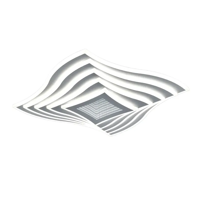 Betrouwbaar Plafoniera LED Priscilla 38 W 3000-6000 K 40x40x8,5 cm bianco