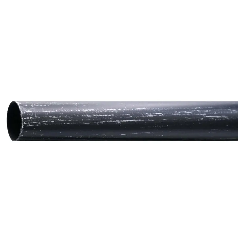 Op = Op Bastone per tenda in ferro nero-argento L 160 x Ø 2 cm