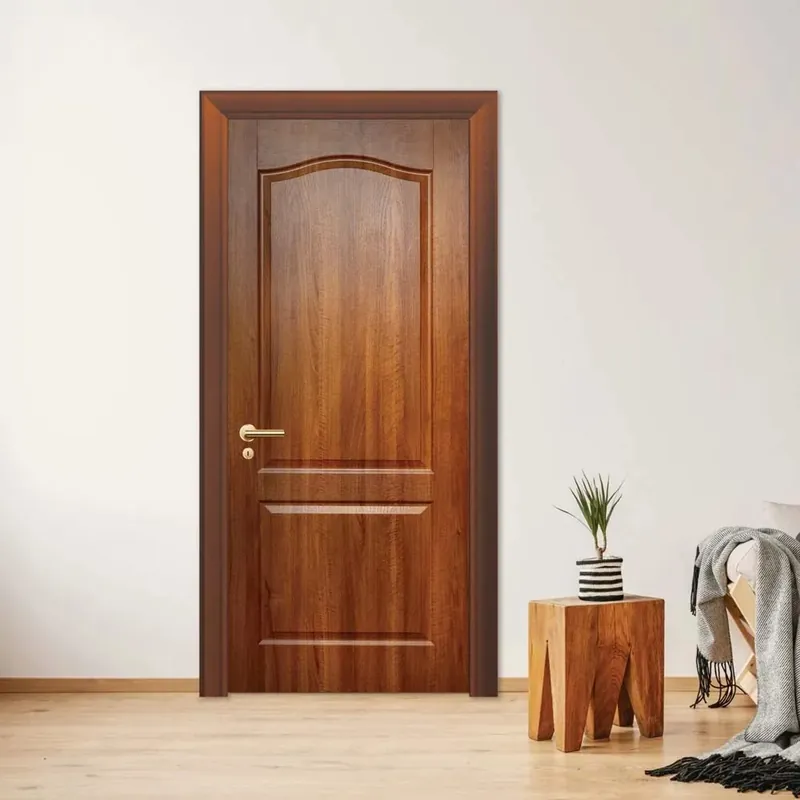 Lage Prijs Decorazione Autoadesiva per porta Vintage Brown 210x83 cm