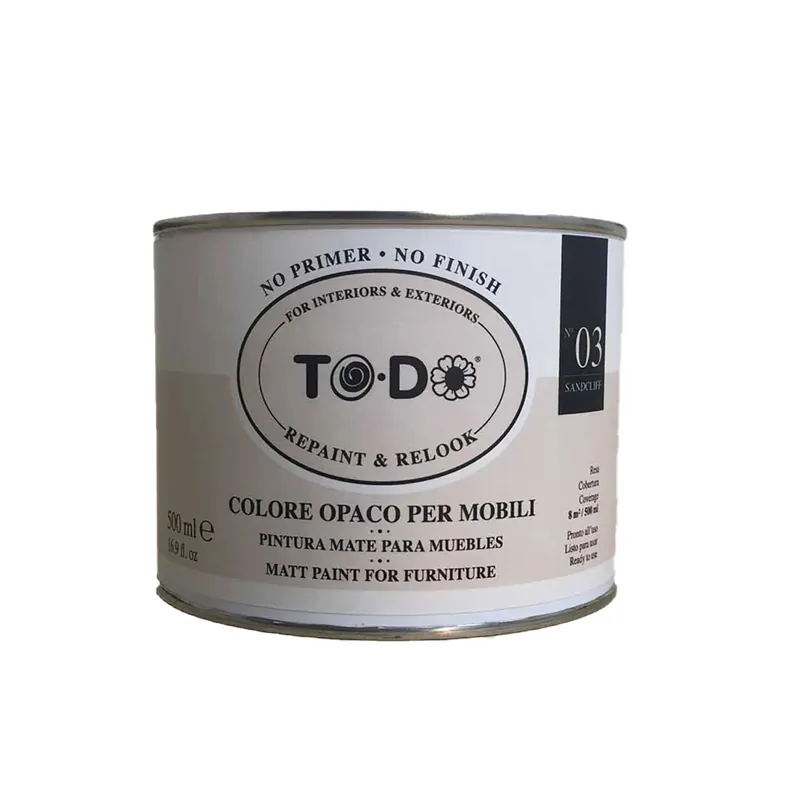 Colore opaco per mobili To-Do n.3 Sandcliff 500 ml Uitverkoop