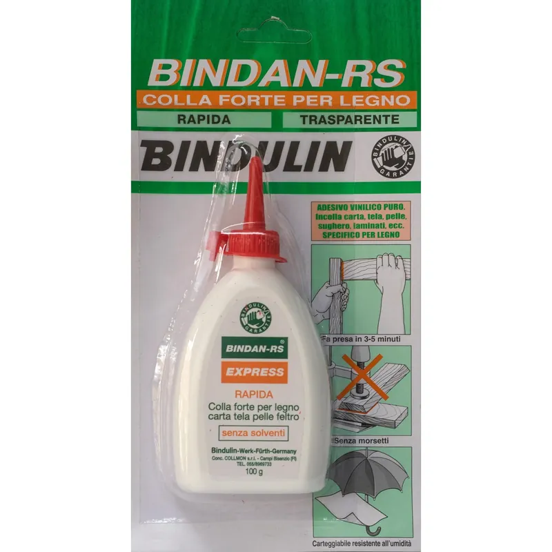 Colla vinilica per legno Bindan RS 150 g Snelle Levering