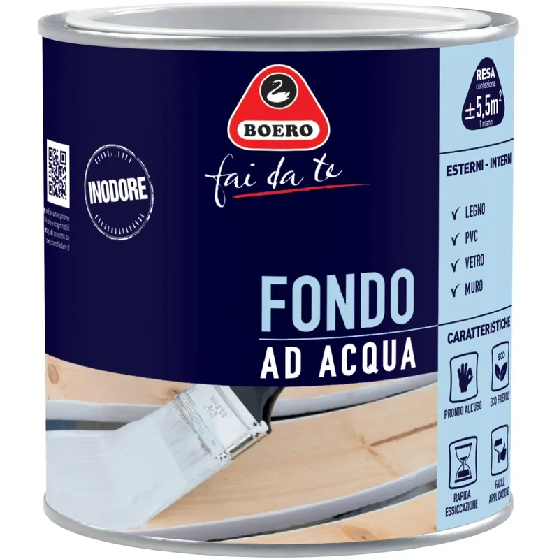 Fondo ad acqua per smalti 0,5 lt Boero Uitverkoop
