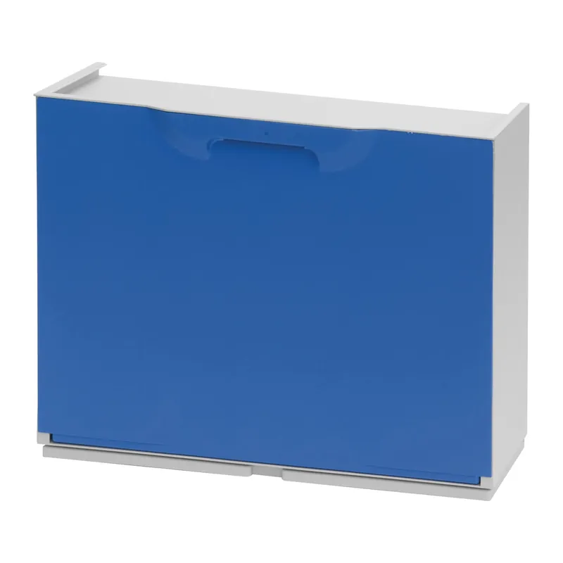 Scarpiera componibile in polipropilene 51x17,3x40,1 cm blu Fabrieksprijs