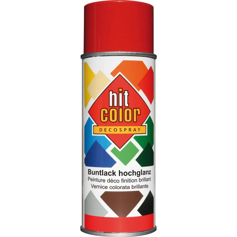 Vernice spray colorata brillante rosso fuoco 400 ml Korting