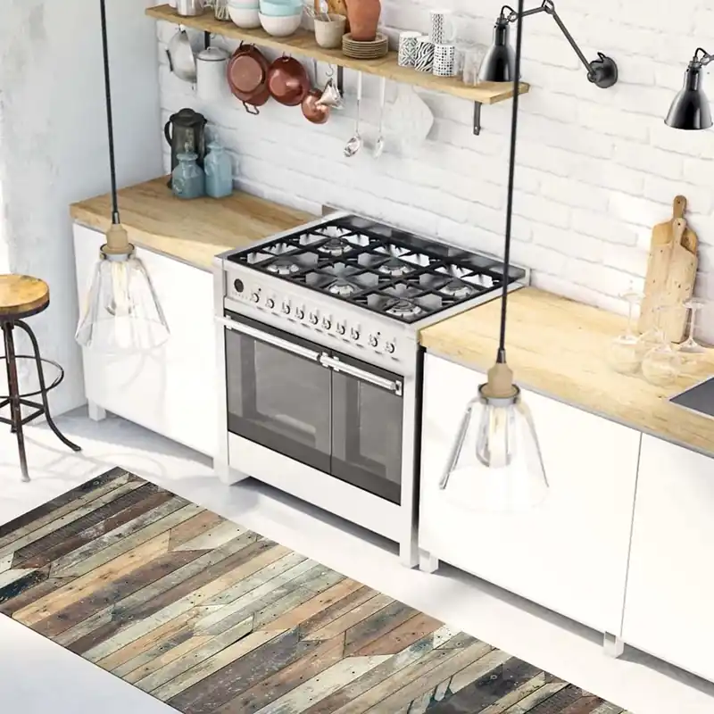 Aanbieding Passatoia in Vinile Vintage Wood 50x120 cm