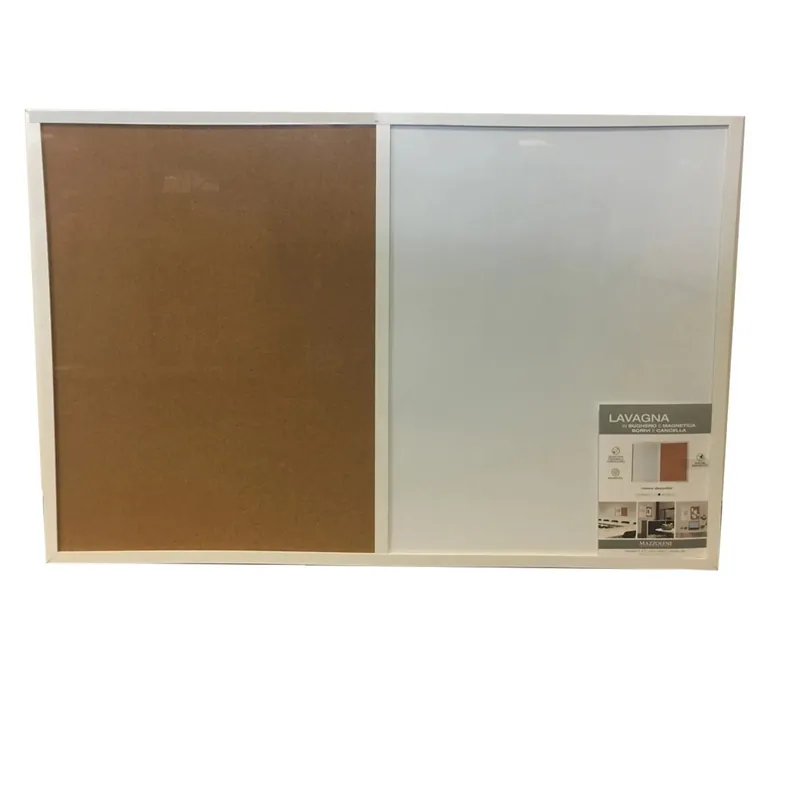Lavagna in sughero e magnetica 60x90 cm Finale Uitverkoop