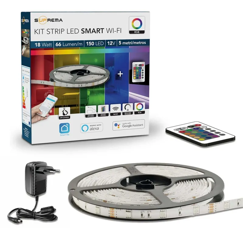 Striscia Smart WI-FI RGB 12 V 5 m Favoriet