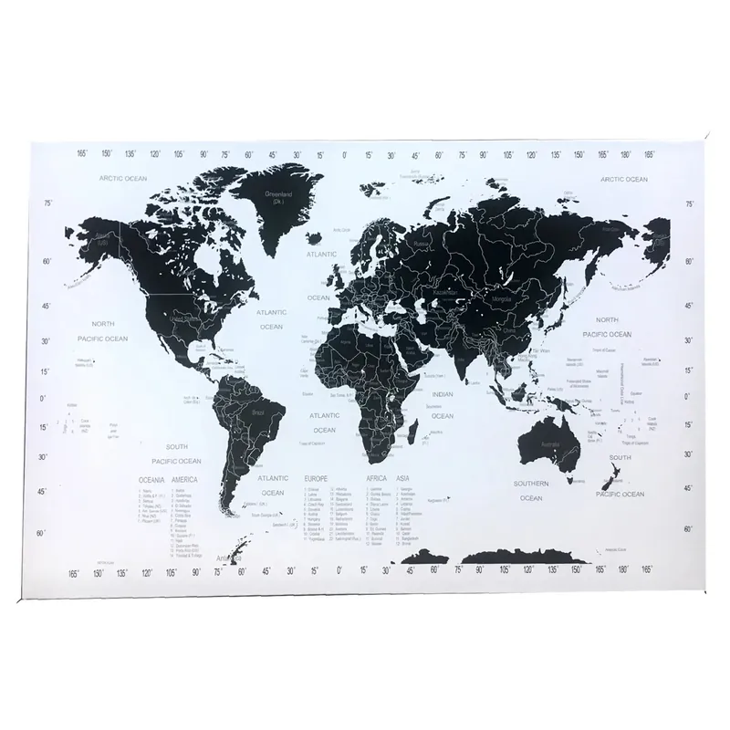 Lavagna magnetica mondo bianca 60x40 cm Uitverkoop