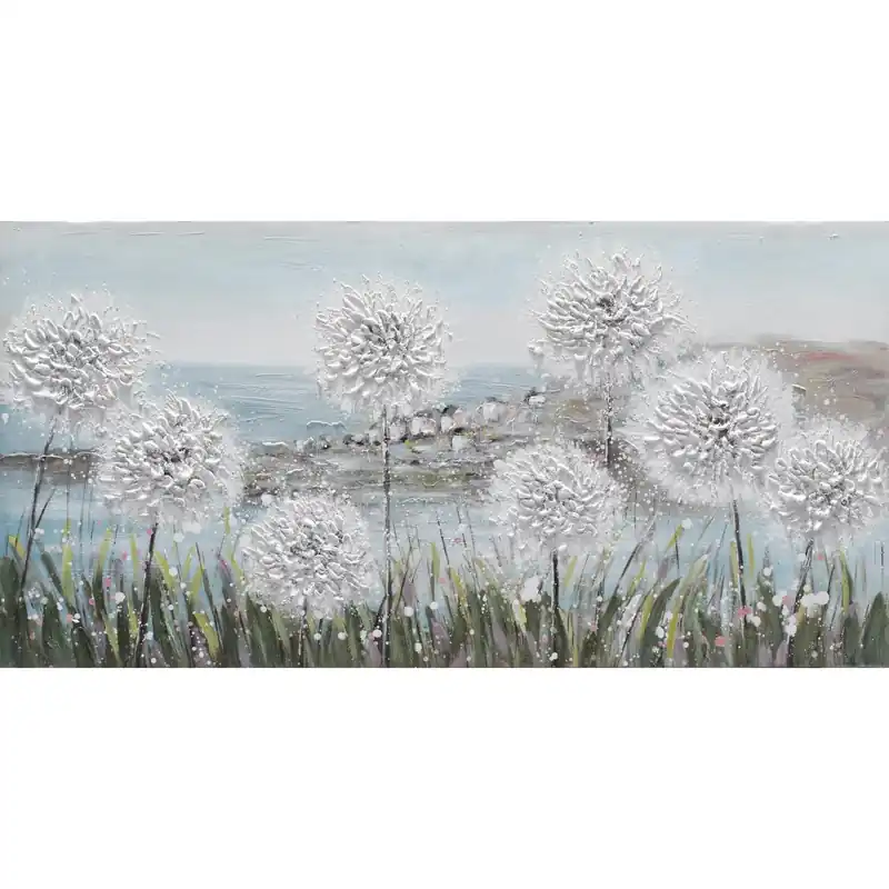 Dipinto su tela soggetto soffioni 60 x 120 cm Bestel Nu