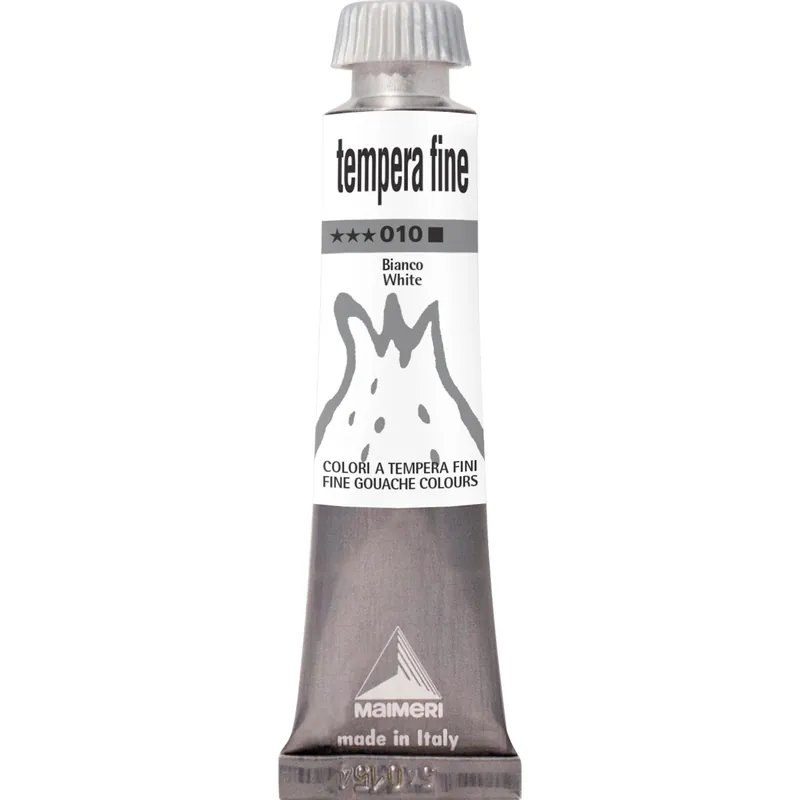Actieprijs Colore tempera fine bianco 20 ml